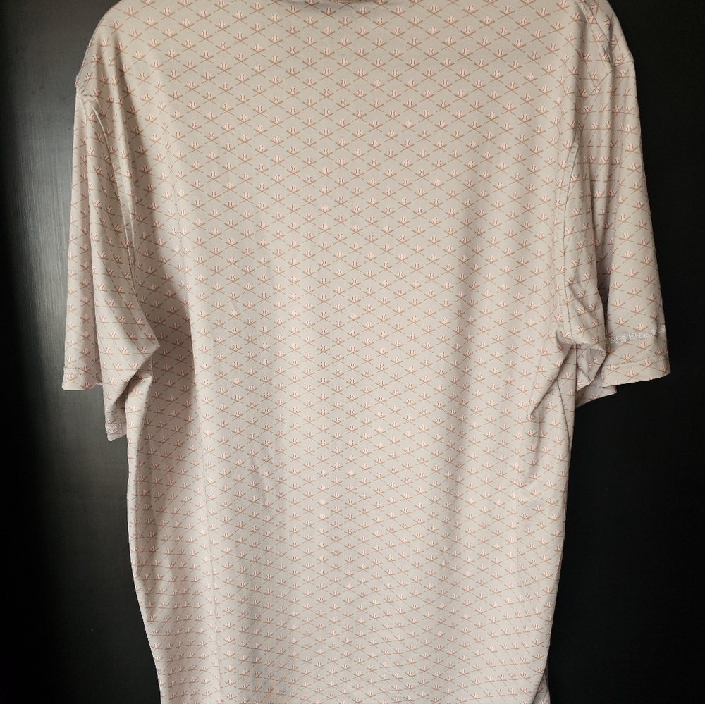 Men's Properly Tied Performance Baseball Print Polo Size M - Picture 4 of 4